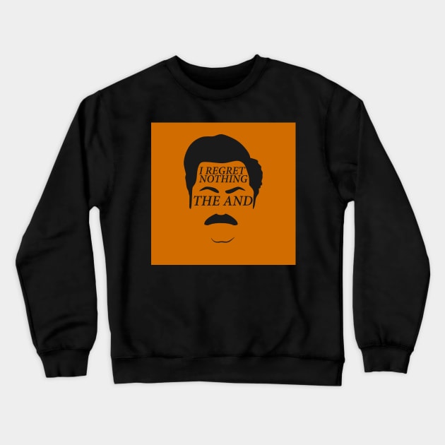 Ron Swanson Crewneck Sweatshirt by Polos